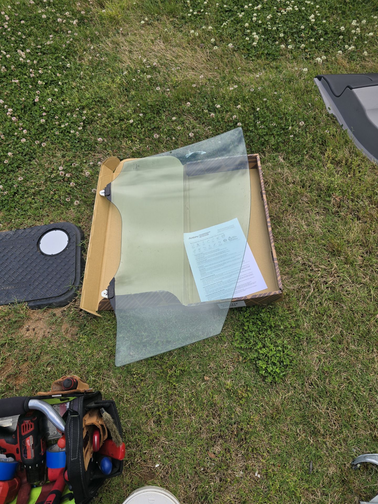 Door glass replacement